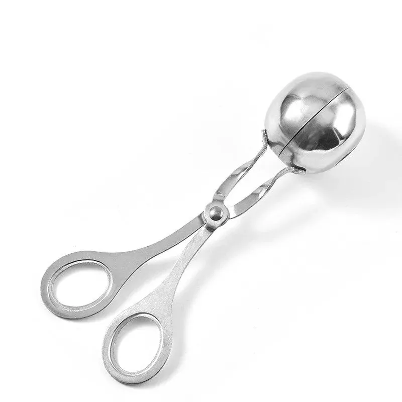 Qfdian Convenient Kitchen Meatball Maker Stainless Steel Meatball Clip Fish Ball Rice Ball Making Mold Tool Kitchen Accessories