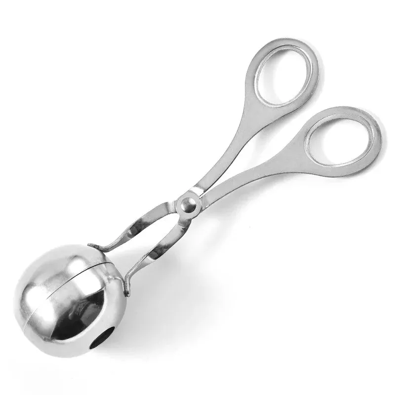 Qfdian Convenient Kitchen Meatball Maker Stainless Steel Meatball Clip Fish Ball Rice Ball Making Mold Tool Kitchen Accessories