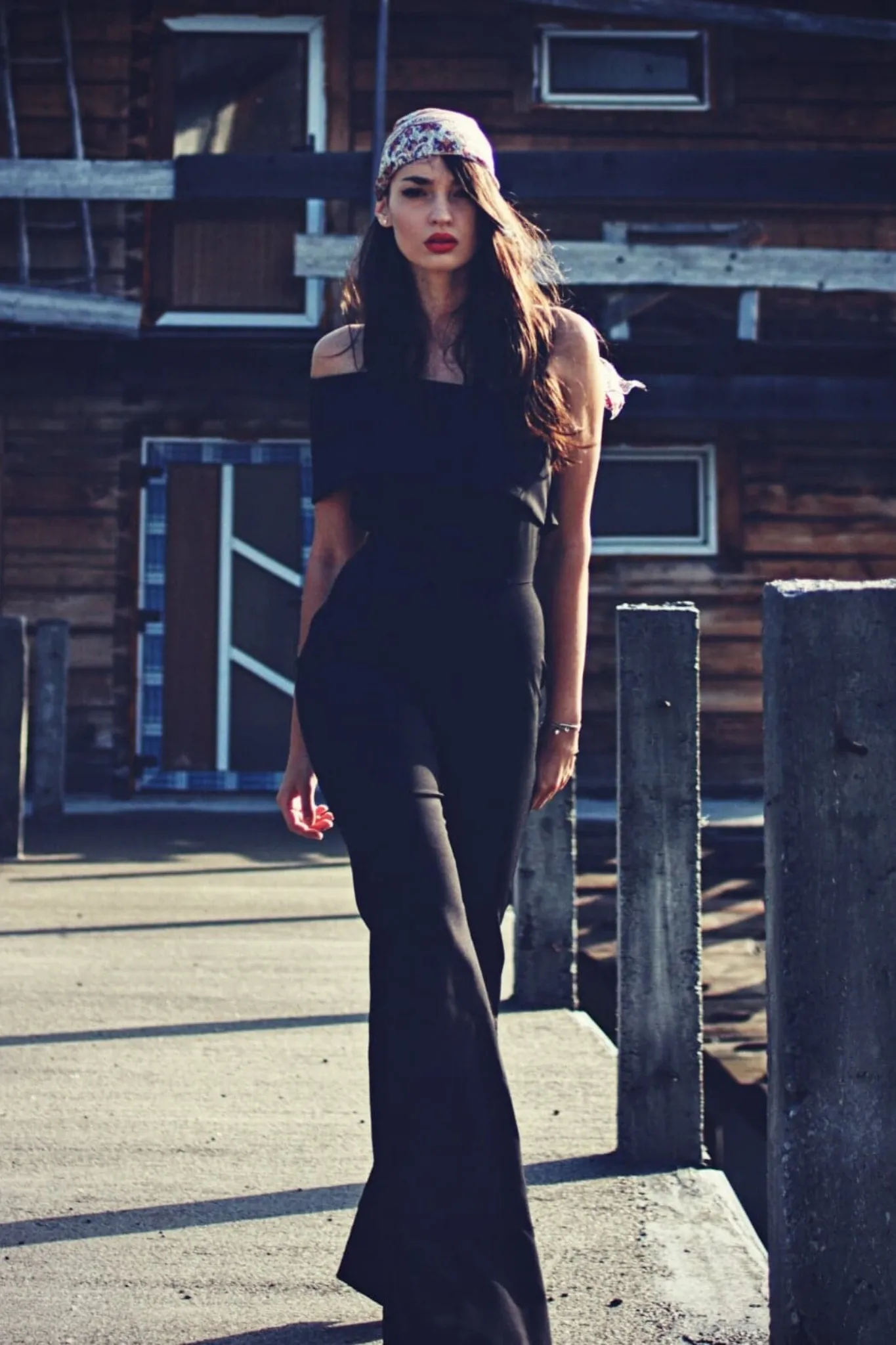 SARA - Off The Shoulder Jumpsuit Pattern