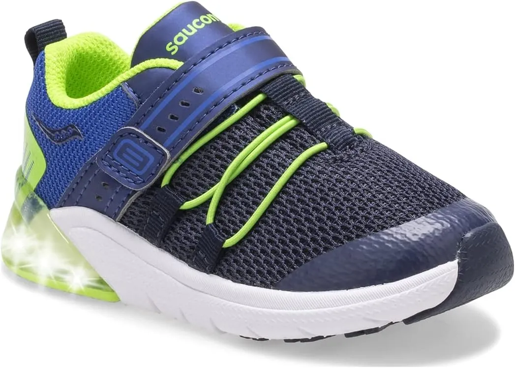 Saucony Unisex-Child Flash Glow 2.0 Jr Sneaker