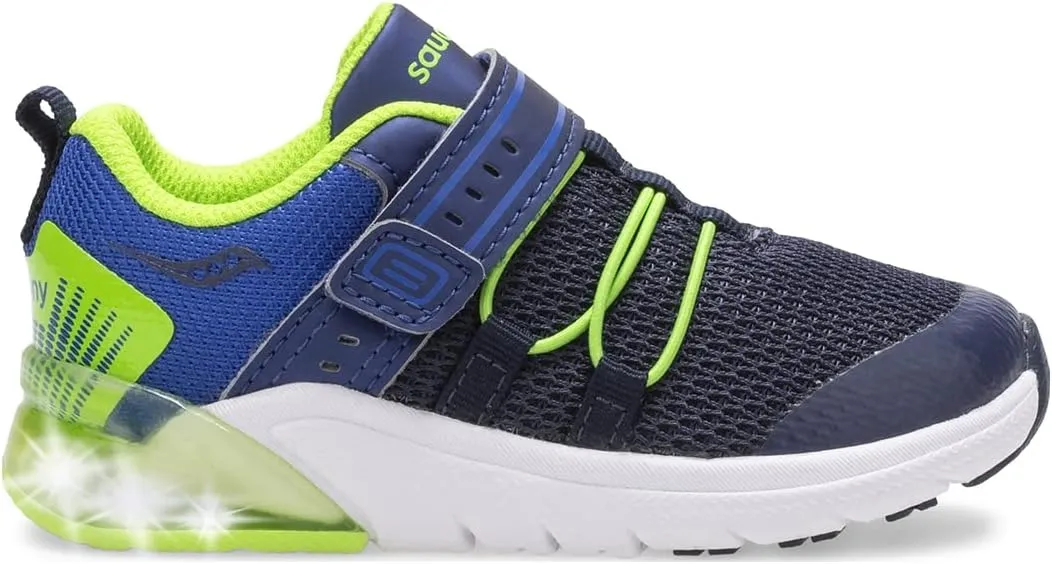 Saucony Unisex-Child Flash Glow 2.0 Jr Sneaker