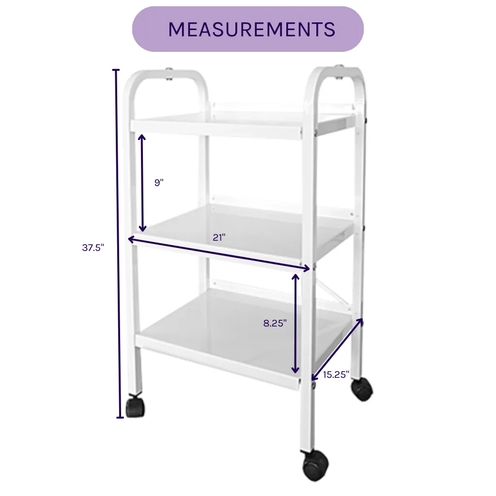 Silhouet-Tone Med Spa Trolley / Esthetician Cart Auxiliary Workstation ML100 (413215)