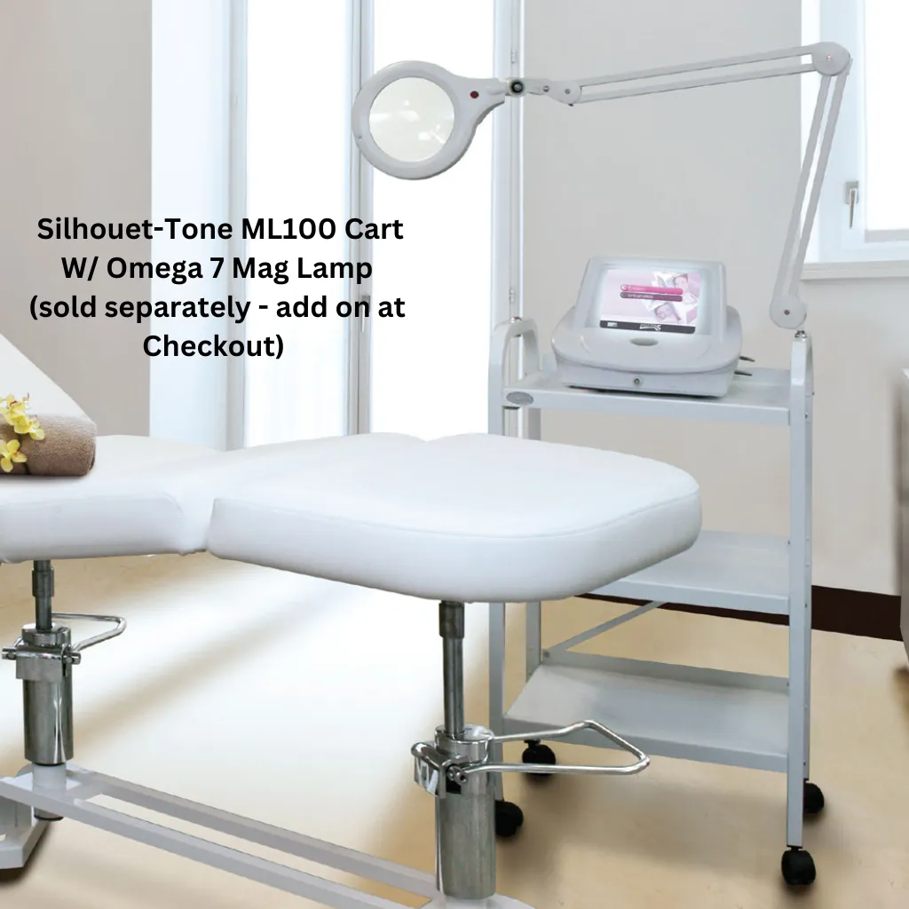 Silhouet-Tone Med Spa Trolley / Esthetician Cart Auxiliary Workstation ML100 (413215)