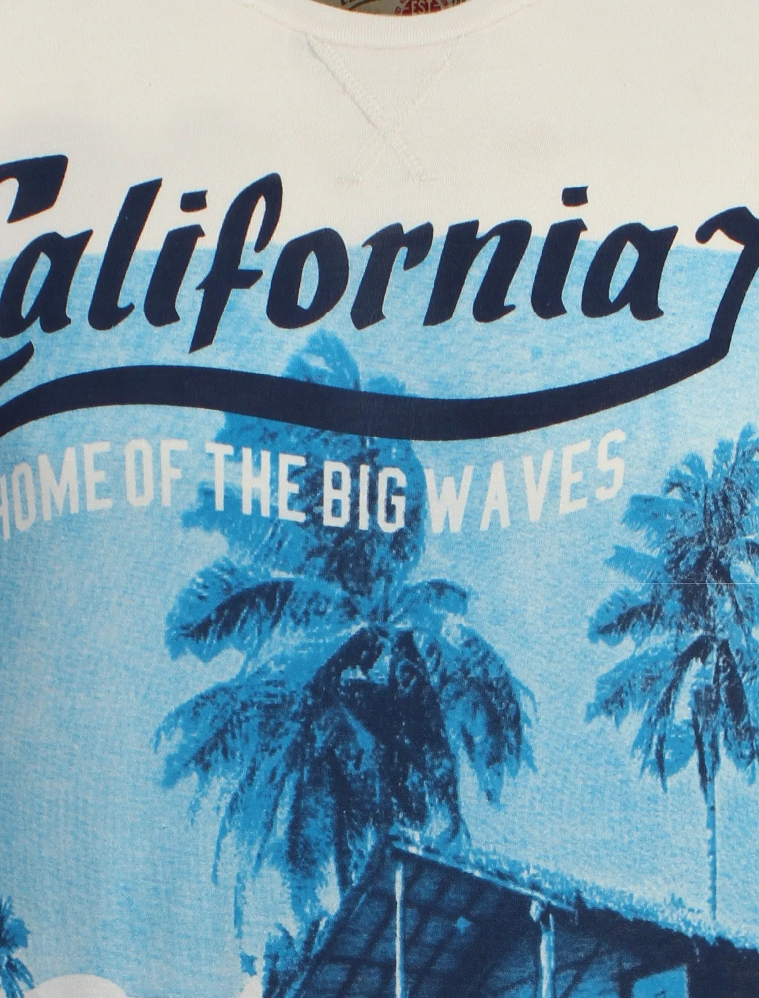South Shore Cali 75 printed cotton t-shirt in white