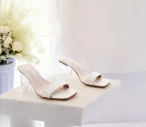 Stylish mule heels