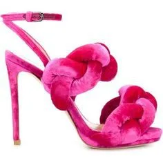 Waves Straps Ankle Wrap Simple Stiletto High Heel Party Sandals