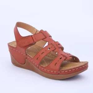 Women Wedges Platform Casual Soft Sole Camel Color Lightweight Comfortable Sandals