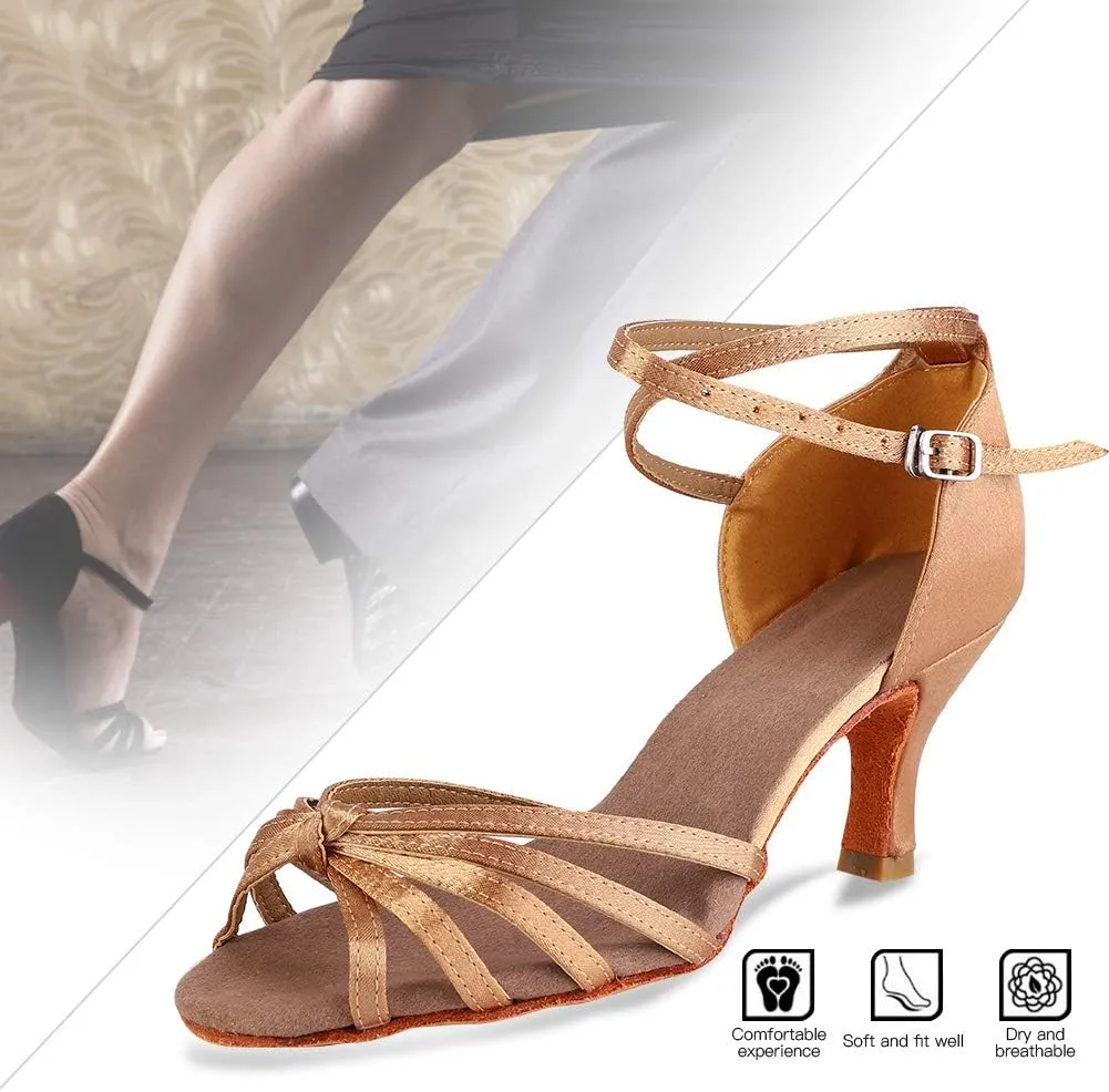 Womens Latin Dance Shoes,Soft Comfortable Latin Shoes Fashion Dance ChA cha Shoe for Women