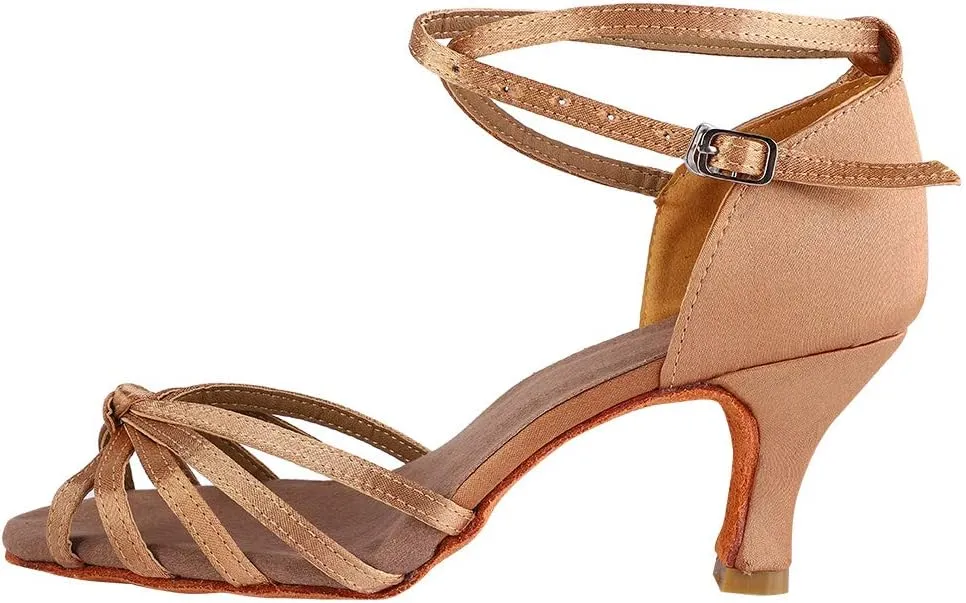 Womens Latin Dance Shoes,Soft Comfortable Latin Shoes Fashion Dance ChA cha Shoe for Women