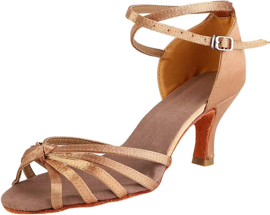 Womens Latin Dance Shoes,Soft Comfortable Latin Shoes Fashion Dance ChA cha Shoe for Women