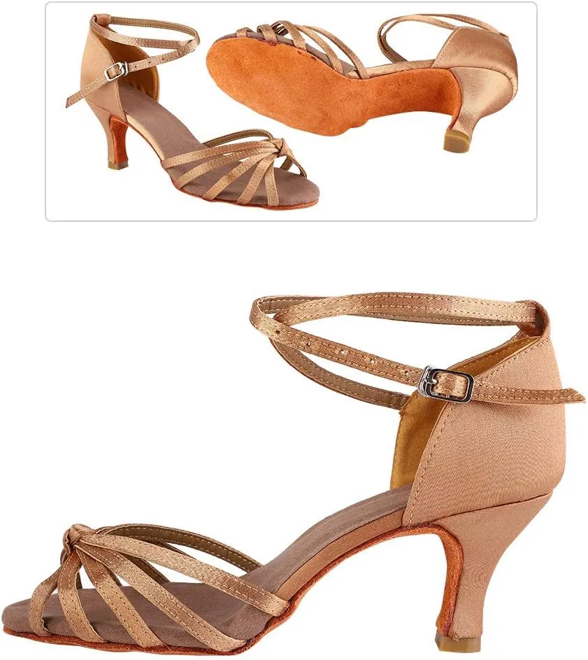 Womens Latin Dance Shoes,Soft Comfortable Latin Shoes Fashion Dance ChA cha Shoe for Women
