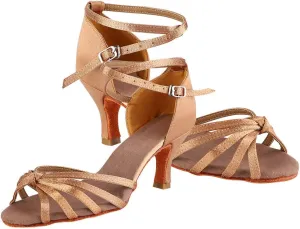 Womens Latin Dance Shoes,Soft Comfortable Latin Shoes Fashion Dance ChA cha Shoe for Women