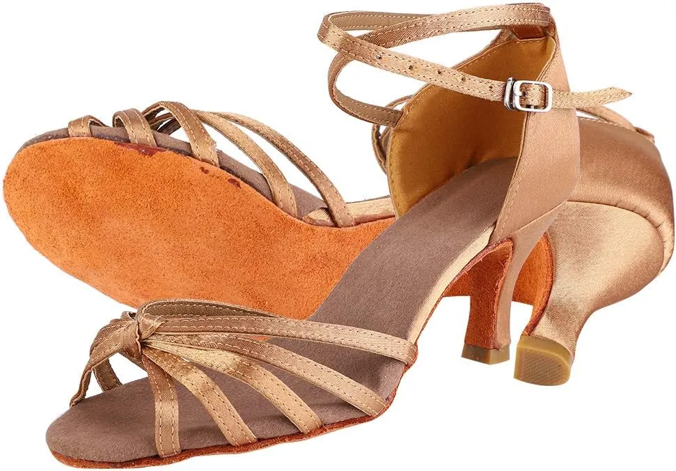 Womens Latin Dance Shoes,Soft Comfortable Latin Shoes Fashion Dance ChA cha Shoe for Women