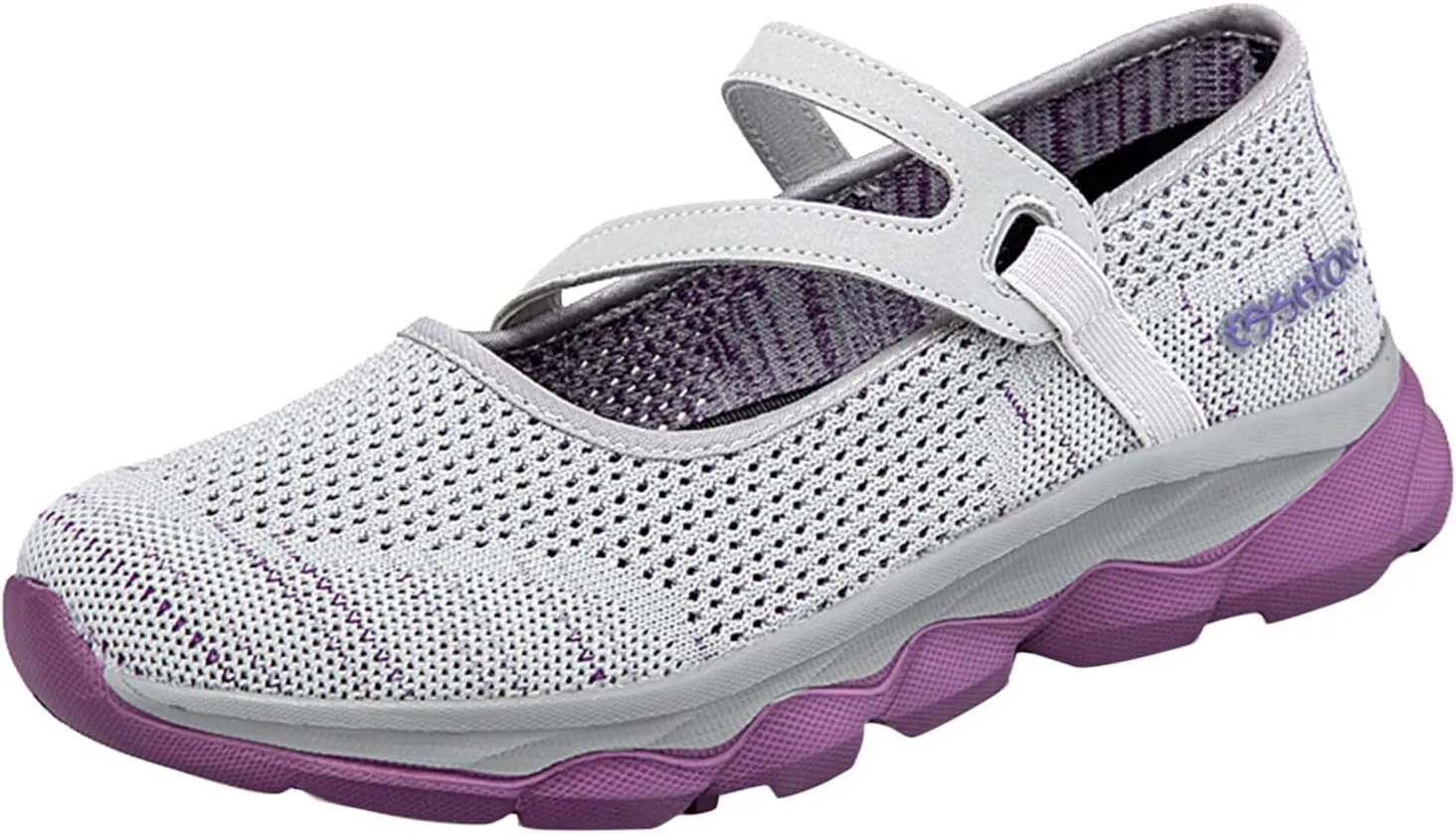 Womens Running Shoes Ladies Fashion Colorblock Mesh Breathable Non Slip Soft Sole Casual Tennis Workout Walking Sneakers