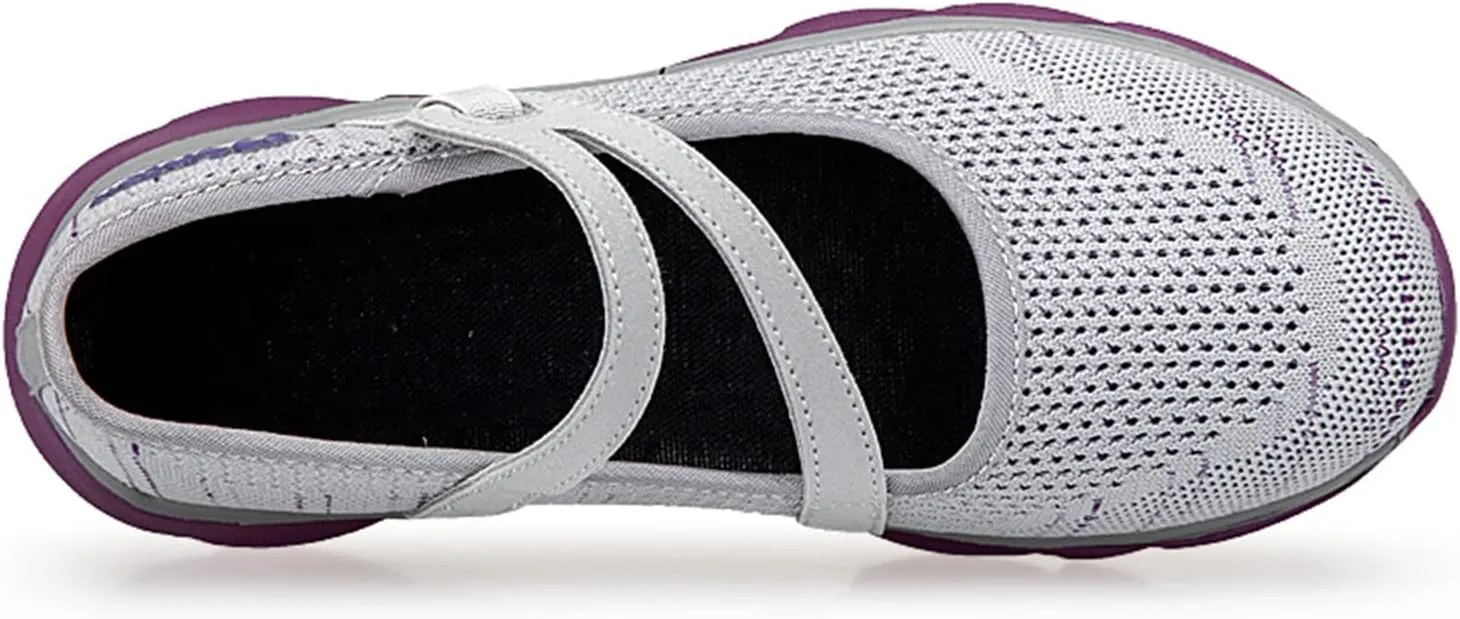 Womens Running Shoes Ladies Fashion Colorblock Mesh Breathable Non Slip Soft Sole Casual Tennis Workout Walking Sneakers